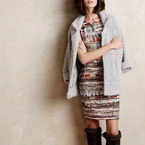 NWT Mara Hoffman Neoprene Fringe Sleeveless Dress